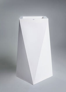 Donica Nevis 90 cm | krystaliczna biel