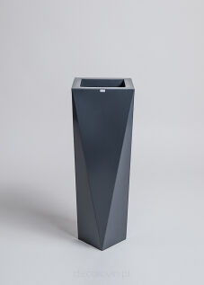 Donica Rossa 75 cm | stylowy antracyt