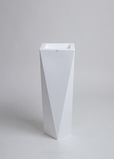 Donica Rossa 75 cm | krystaliczna biel