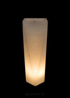 Donica podświetlana Rossa 90 cm | światło ciepłe