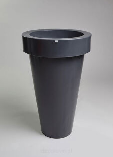 Donica Pons 90 cm | stylowy antracyt