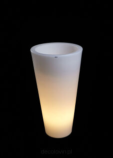 Donica podświetlana Della 75 cm | światło ciepłe
