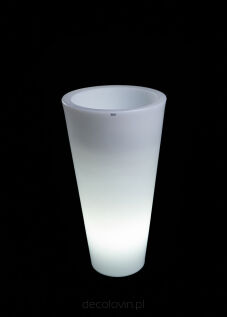 Donica podświetlana Della 75 cm | światło zimne