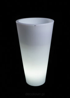 Donica podświetlana Della 90 cm | światło zimne