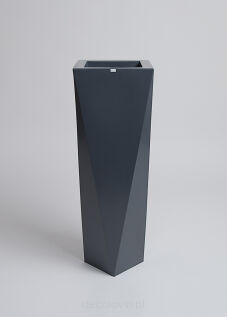 Donica Rossa 90 cm | stylowy antracyt