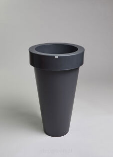 Donica Pons 75 cm | stylowy antracyt