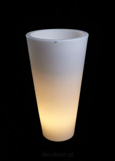 Donica podświetlana Della 90 cm | światło ciepłe