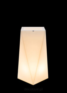 Donica podświetlana Nevis 75 cm | światło ciepłe