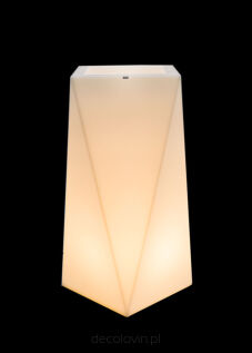 Donica podświetlana Nevis 90 cm | światło ciepłe