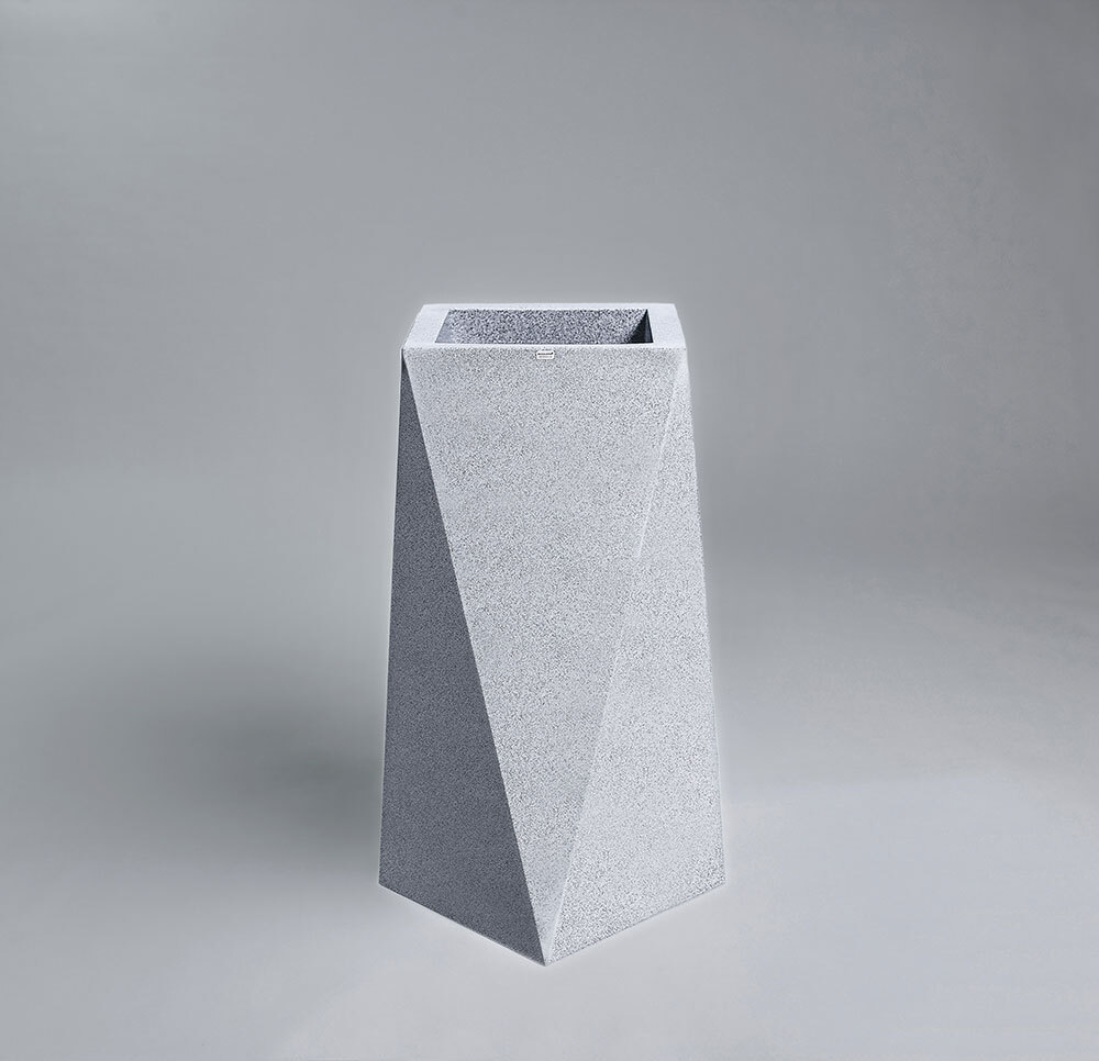 Donica Nevis 75 cm | jasny marmurek