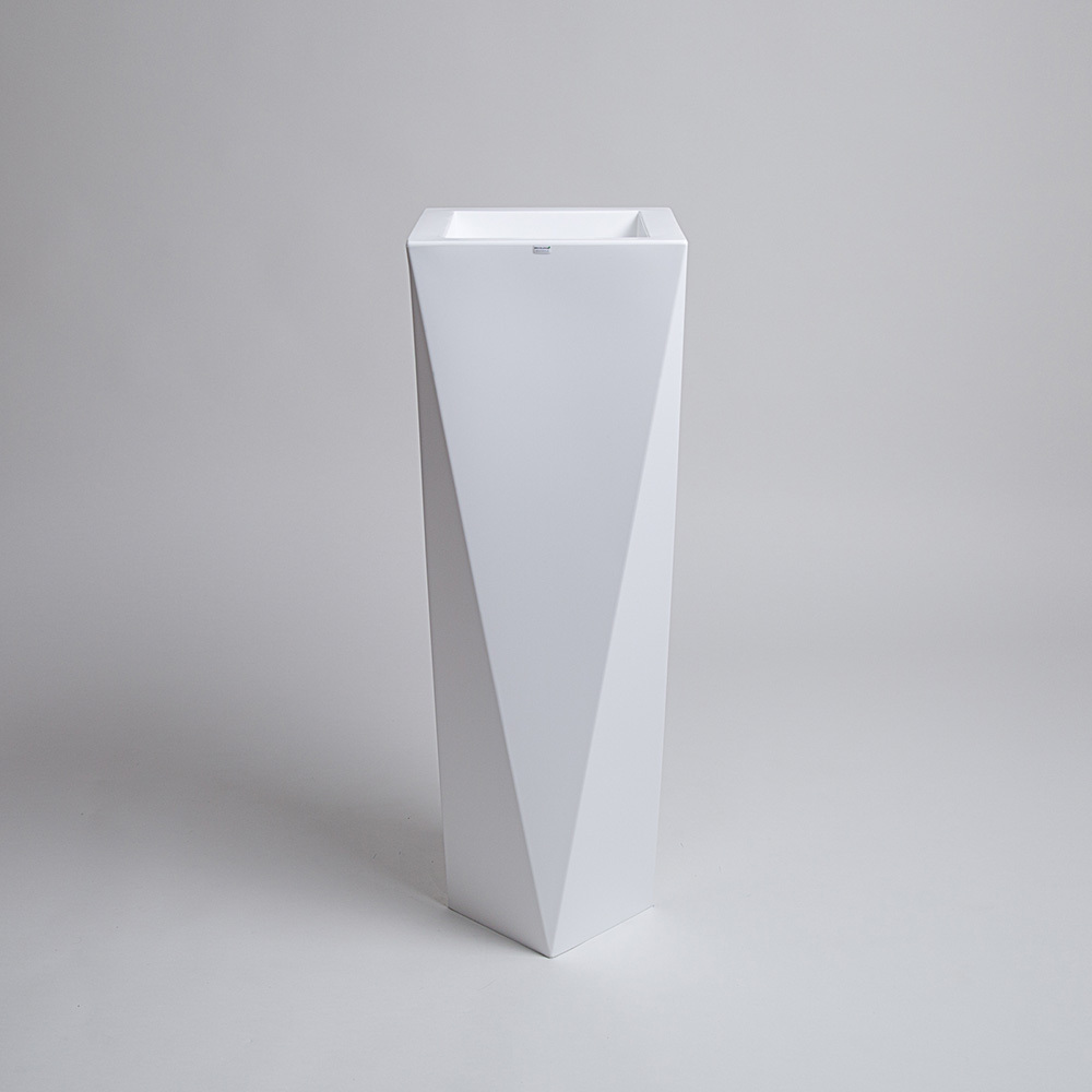 Donica Rossa 90 cm | krystaliczna biel